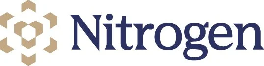 Nitrogen logo with geometric design