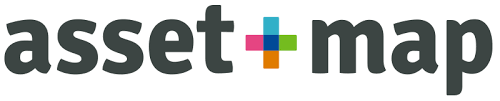 Asset-Map logo with colorful plus sign