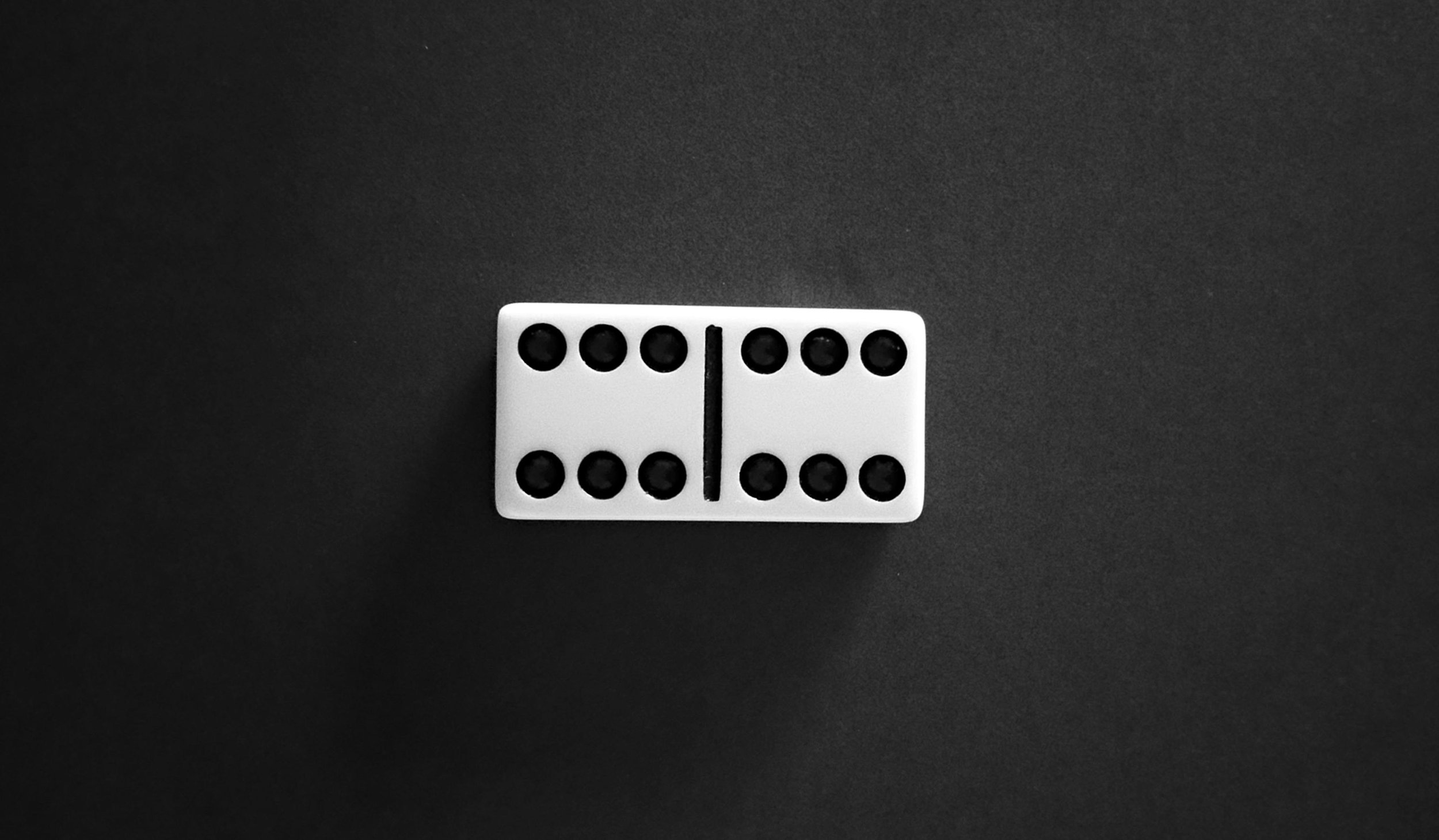 A domino with double six