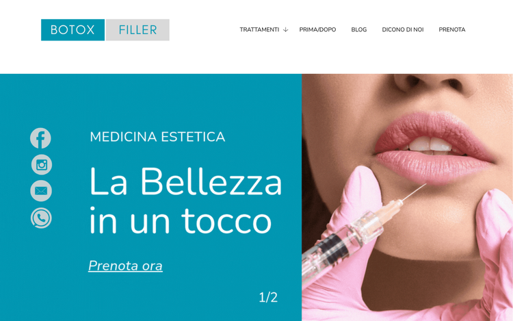 Progetto sito web BotoxFiller