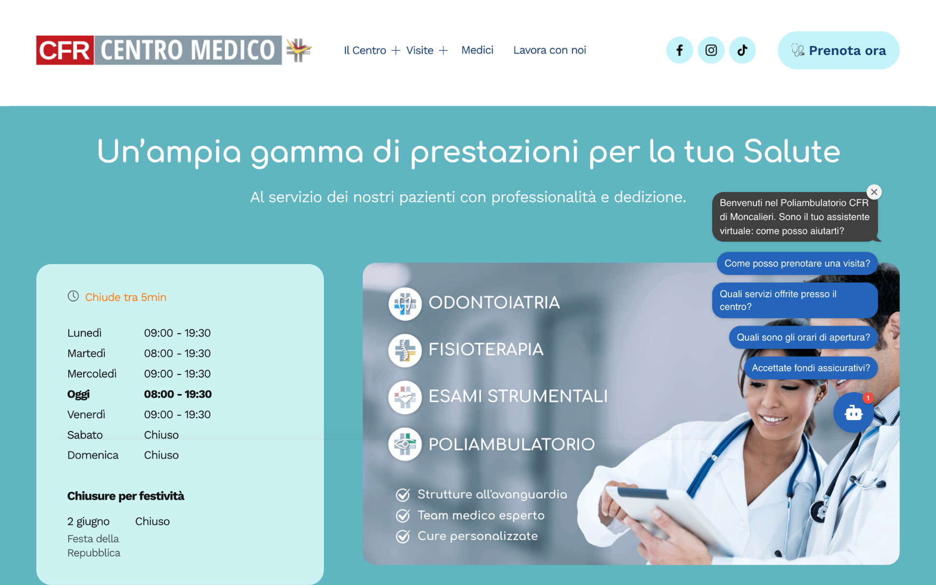 Progetto sito web CFR