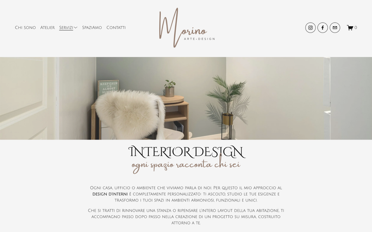 Progetto sito web Morino