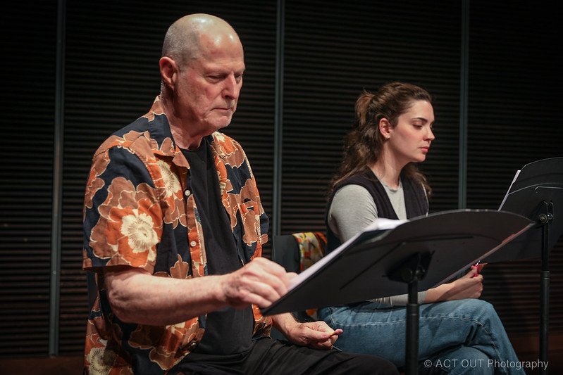 Don Wood as Mal and Sam Hannum as Lin - photo credit Jim Norrena, ACT OUT Photography