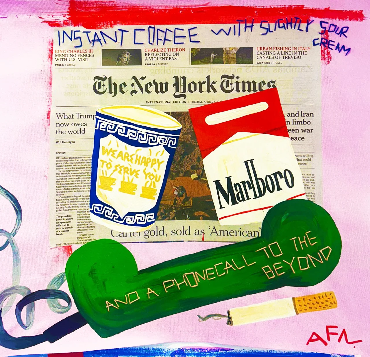 a phonecall to the beyond SOLD