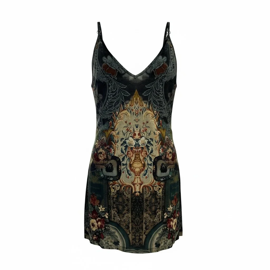 Camilla Printed Slip Dress