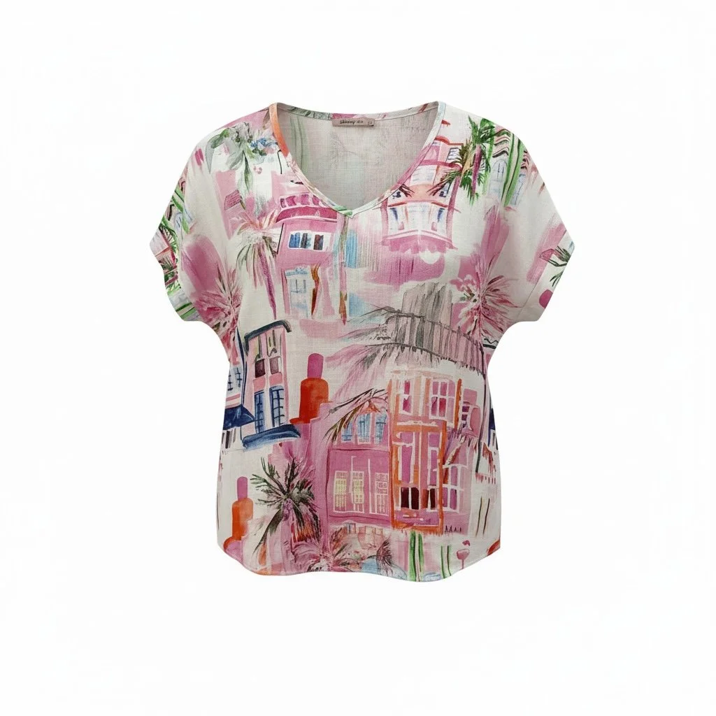 Wednesday LuLu - Watercolour Top