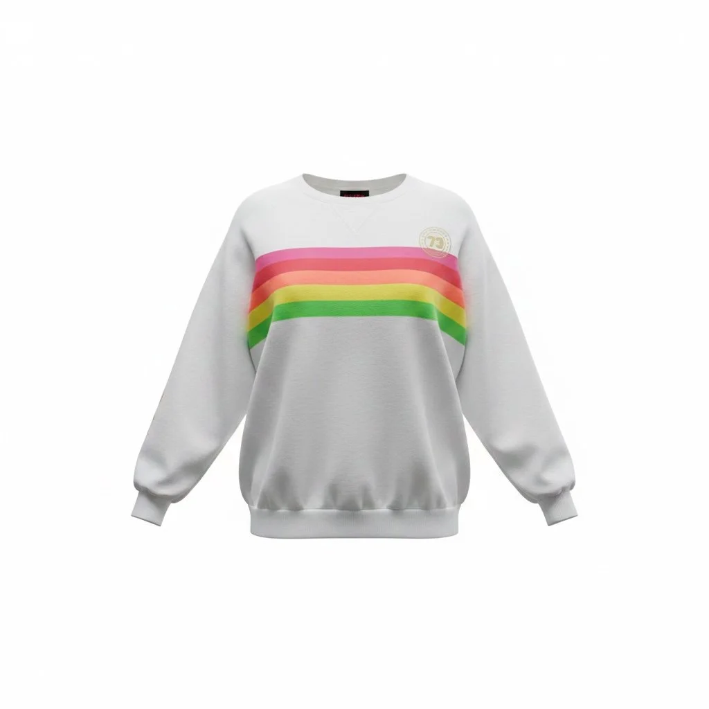 Hammill & Co - Rainbow Stripe Sweat