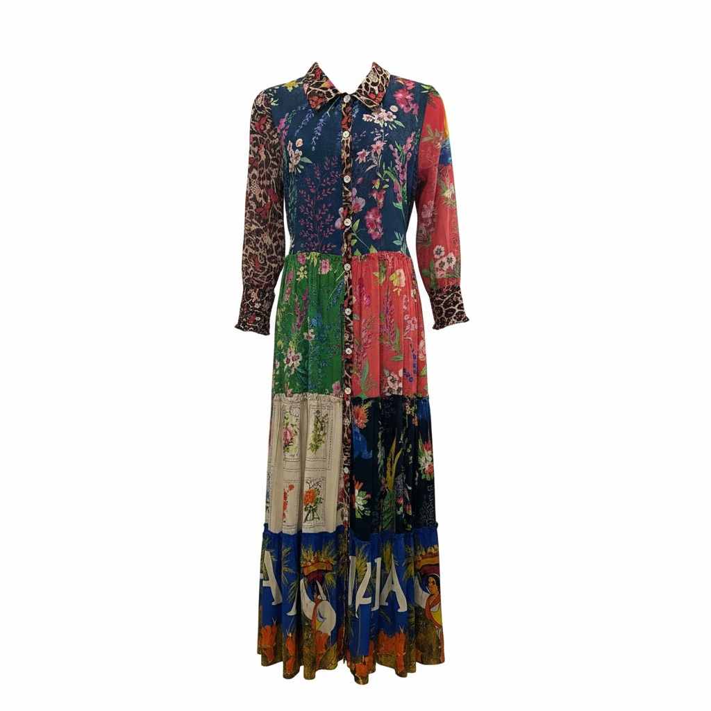 Ruby Yaya- Patterned Maxi Dress