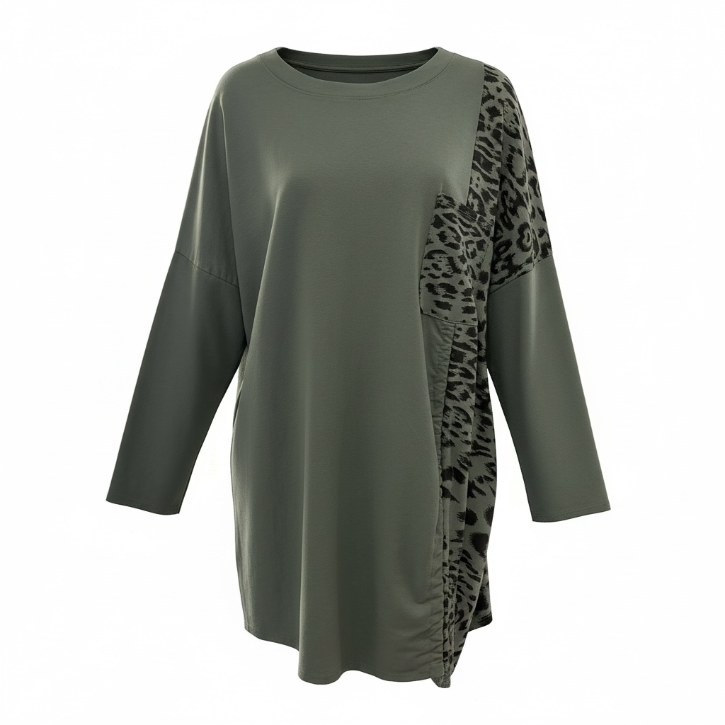 Wednesday LuLu- Rouched Side long sleeve