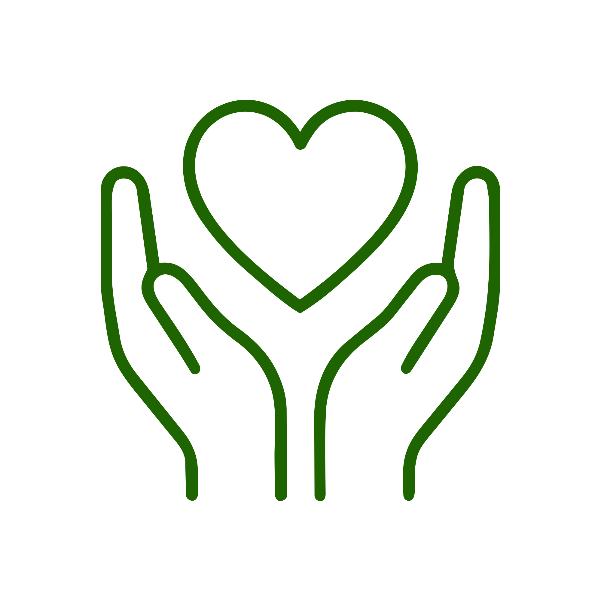 Website line drawing representing wild-harvested