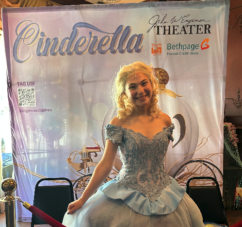 Rebecca goes on as Cinderella in "Cinderella" at the John W. Engeman Theater.