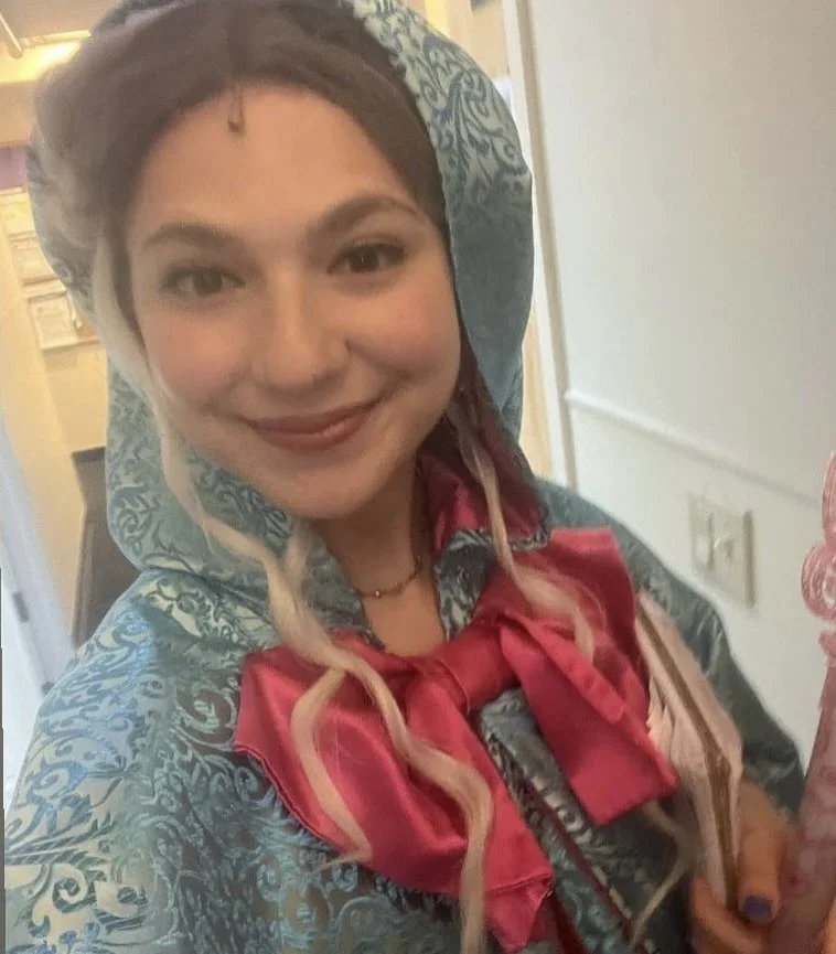 Rebecca goes on as the Fairy Godmother in "Cinderella" at the John W. Engeman Theater.