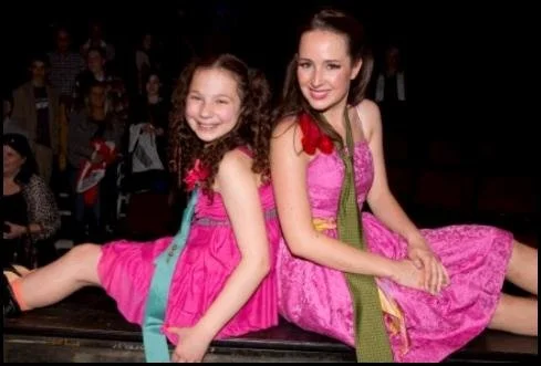 Rebecca as Young Hannah Elless in the "Godspell Cast of 2032" on Broadway.