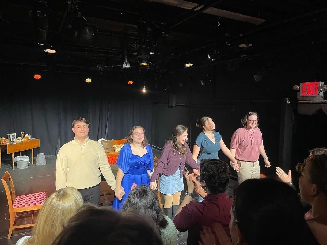 Standing ovation for Rebecca's original play, "5 Jews in a Near Death Experience (That shockingly has nothing to do with antisemitism!)"