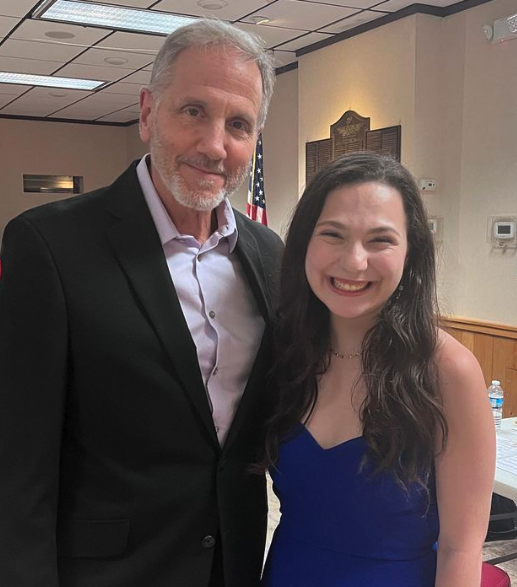 Rebecca performs with Gerry Polci from Frankie Valli and the Four Seasons.