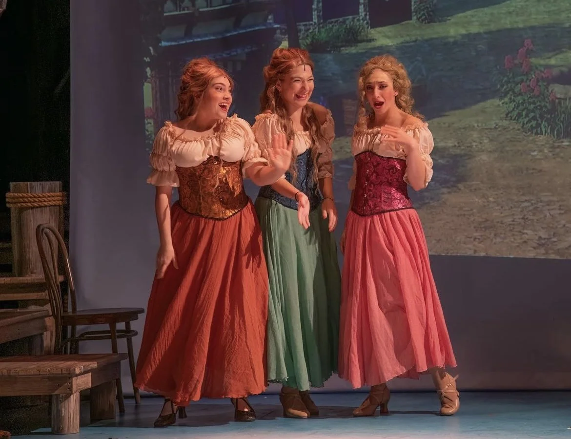 Rebecca as a Silly Girl in "Beauty in the Beast" at the John W. Engeman Theater.