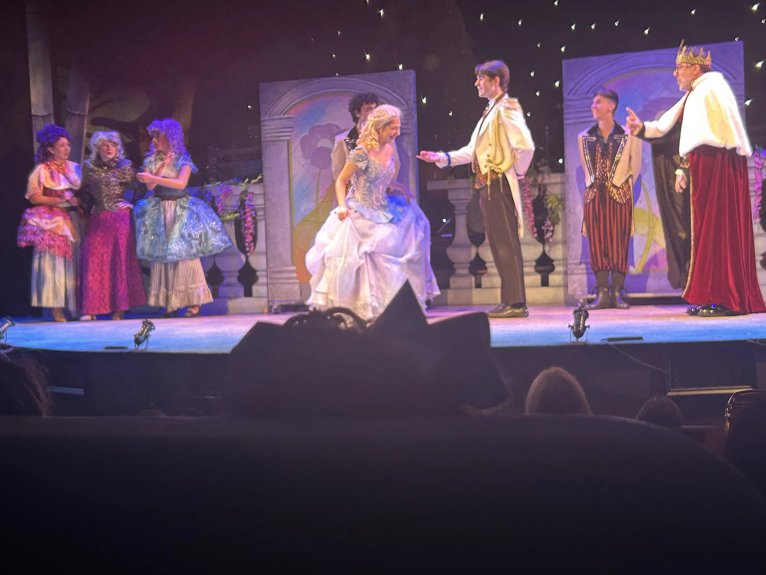 Rebecca goes on as Cinderella in "Cinderella" at the John W. Engeman Theater.