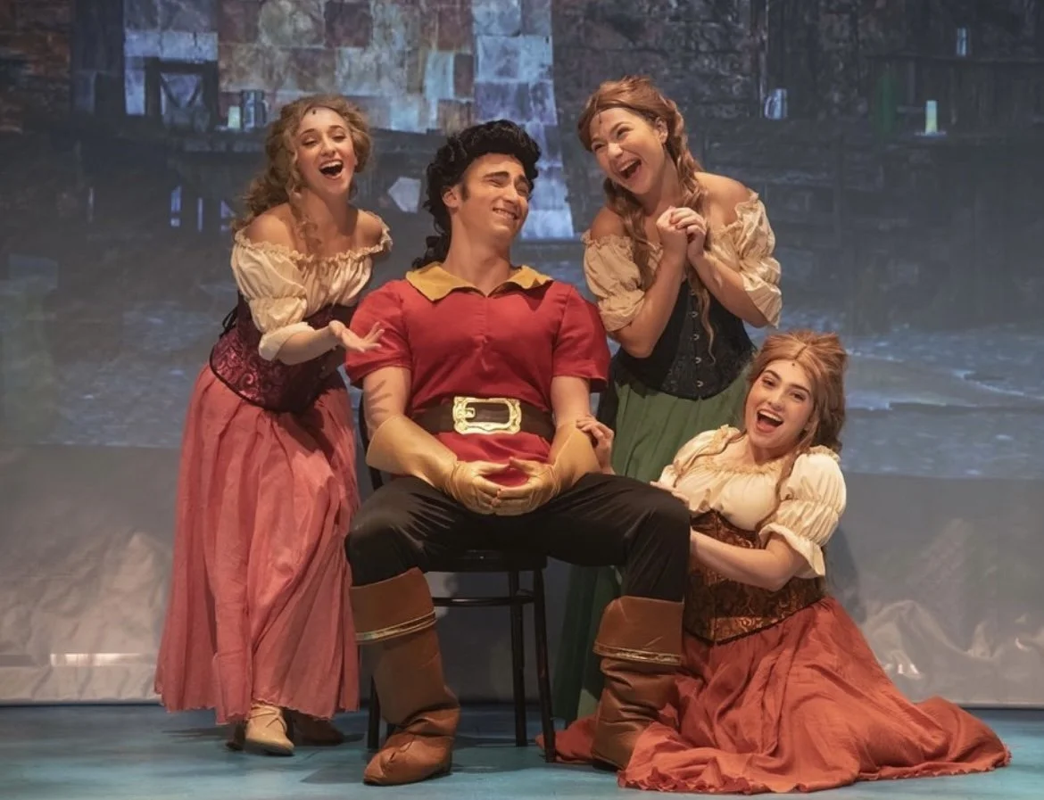 Rebecca as a Silly Girl in "Beauty in the Beast" at the John W. Engeman Theater.
