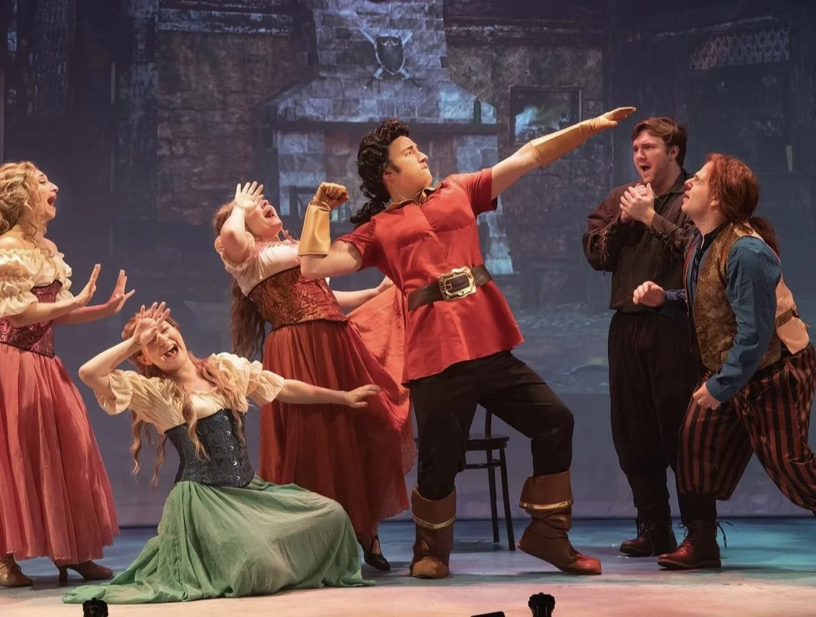 Rebecca as a Silly Girl in "Beauty in the Beast" at the John W. Engeman Theater.