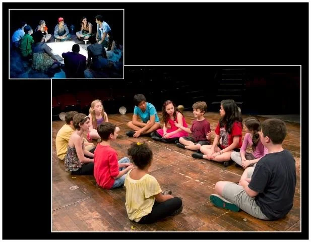 Rebecca as Young Lindsay Mendez in the "Godspell Cast of 2032" on Broadway.