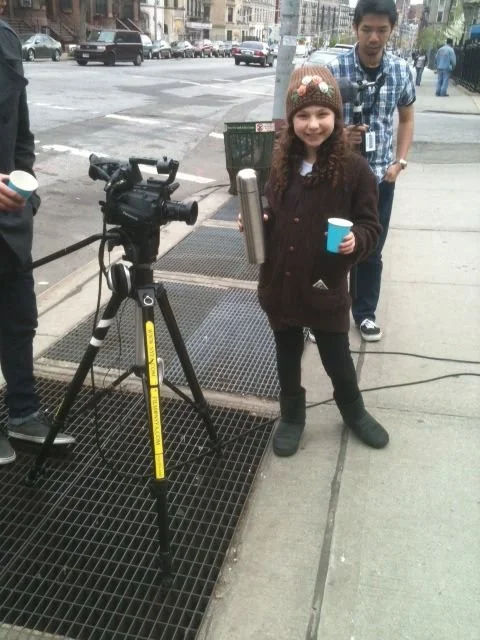 Behind the scenes of "Isabel."
