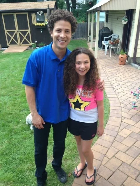 With Justin Guarini from "A Route Less Traveled."