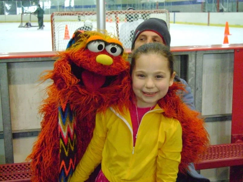 Behind the scenes of "Sesame Street."