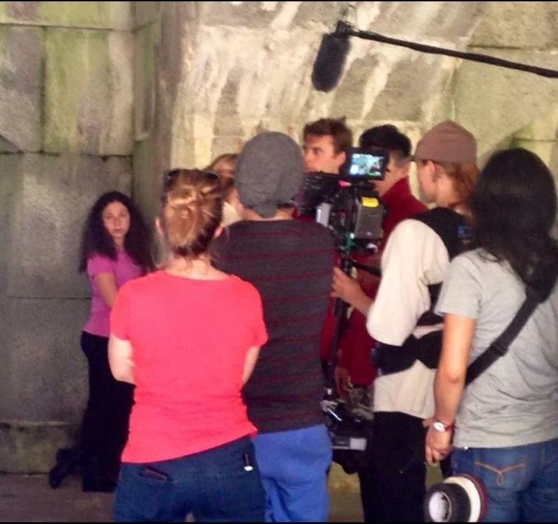 Behind the scenes of "2094."