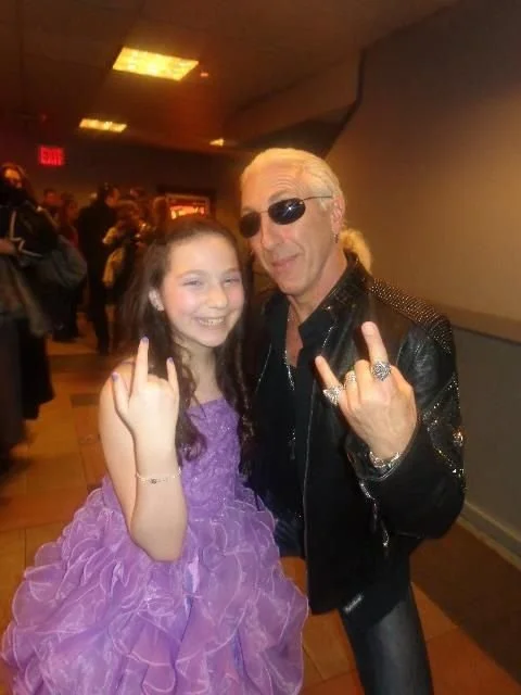 With Dee Snider for "Fool's Day" premiere.