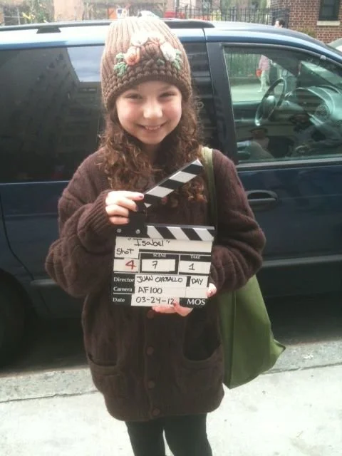 Behind the scenes of the film, "Isabel."