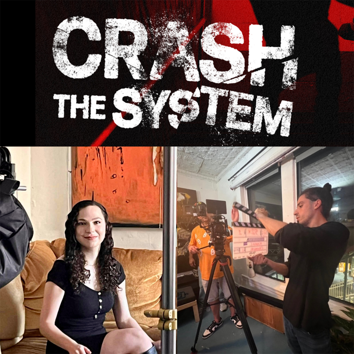 Filming for CRASH THE SYSTEM.