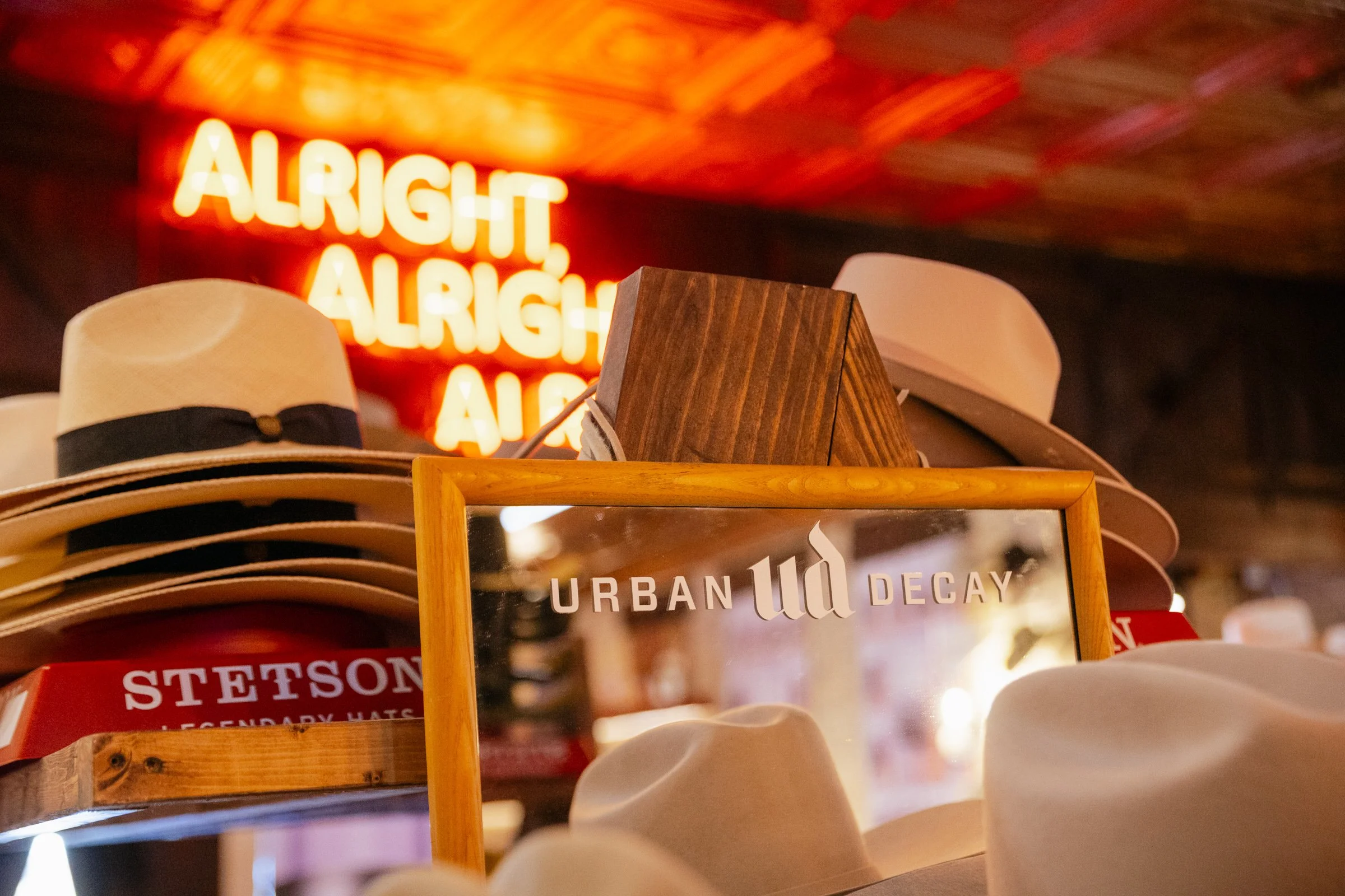 Beauty brand launch event venue decor and styling in Austin, TX