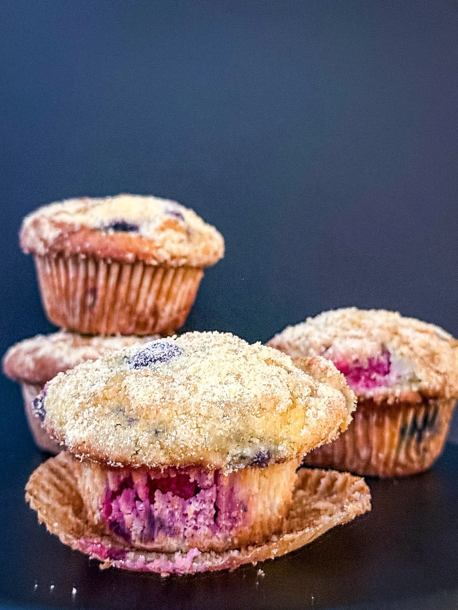 Berry Zinger — Semolina Berry Muffin