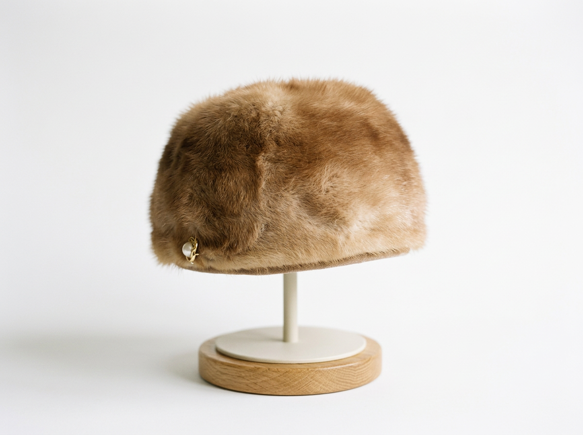 Vintage Brown Fur Hat – Classic Winter Style