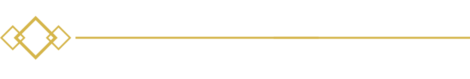 Decorative gold and black emblem with geometric patterns