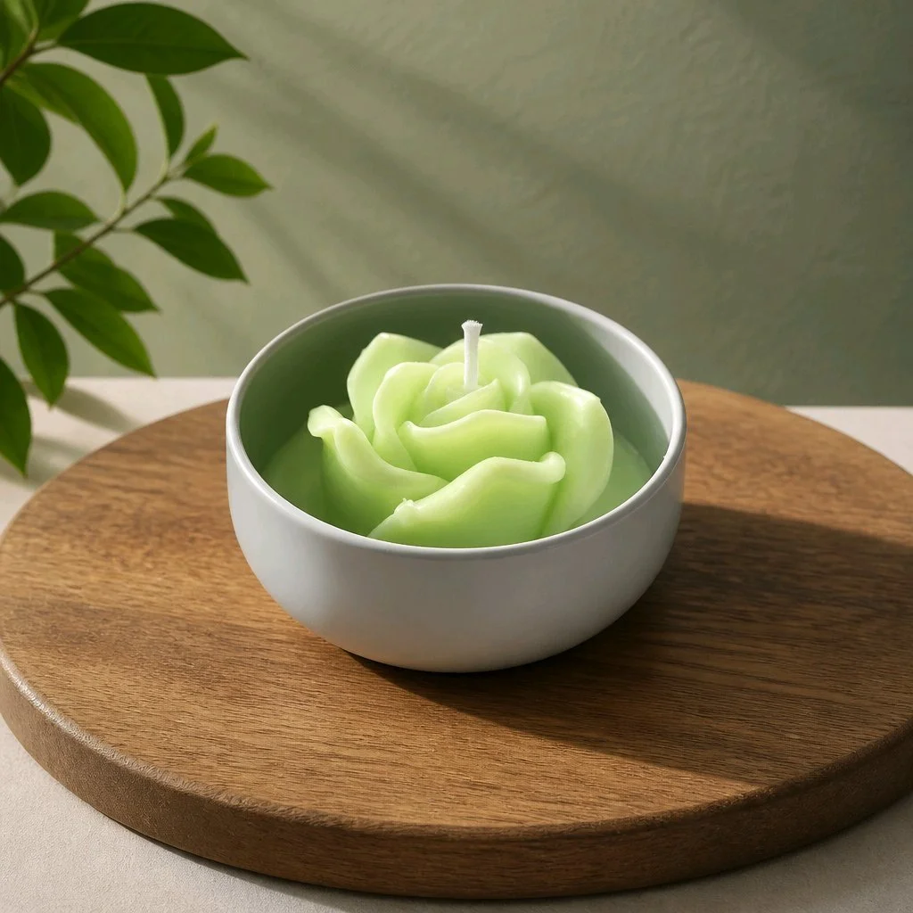 Budding Rose Scented Candle - 8 oz Tin