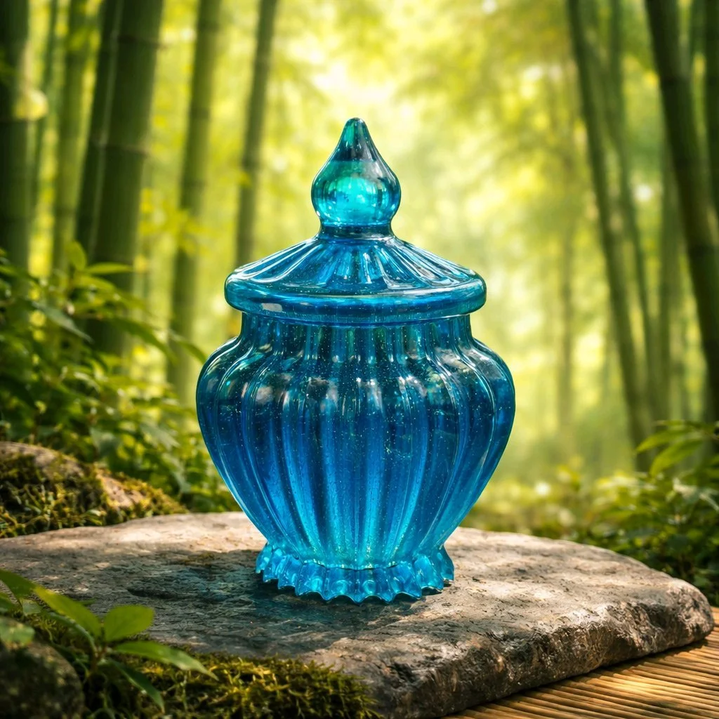 Elegant Resin Decor Jar