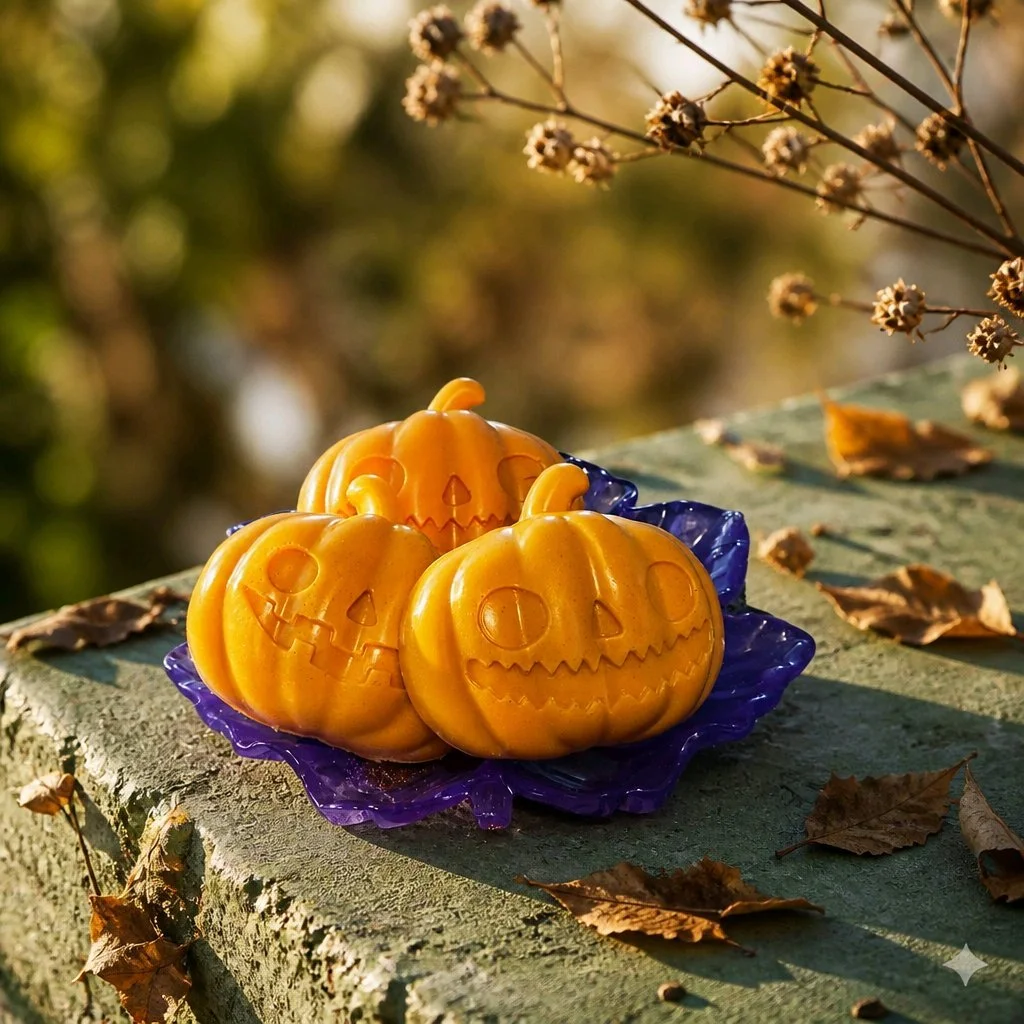 Autumn Pumpkin Soap Trio
