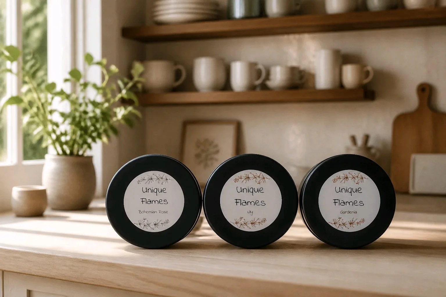 Customizable Three Candle Box