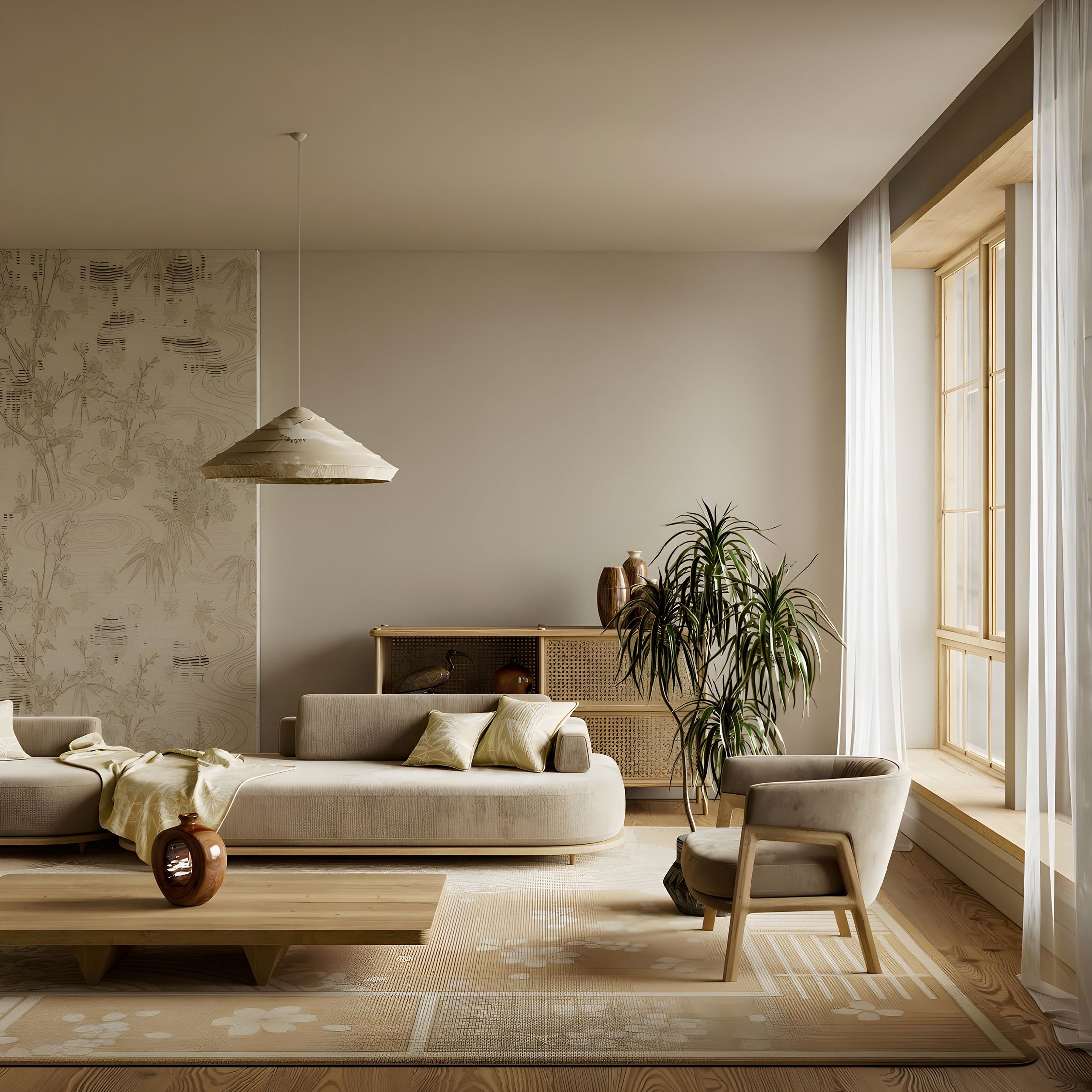 Sala de estar com boa iluminação natural representando conforto térmico e qualidade do ar em habitação em Lisboa.