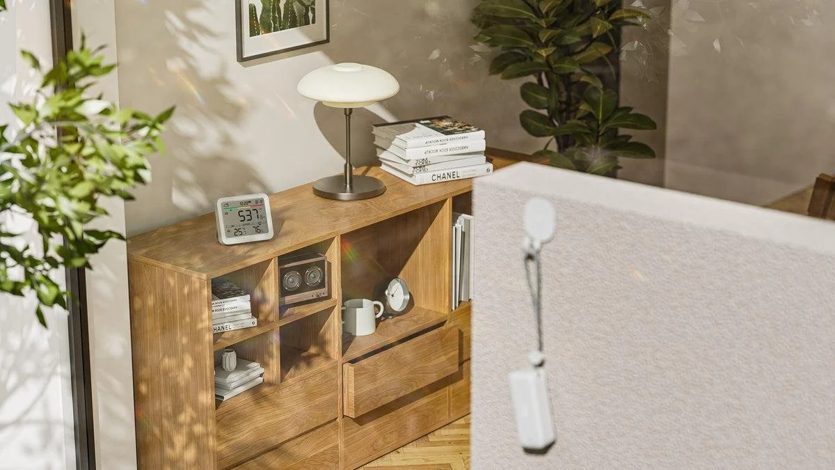 Medição de temperatura e humidade em habitação para avaliação de conforto térmico e qualidade do ar interior em habitação na Ericeira.