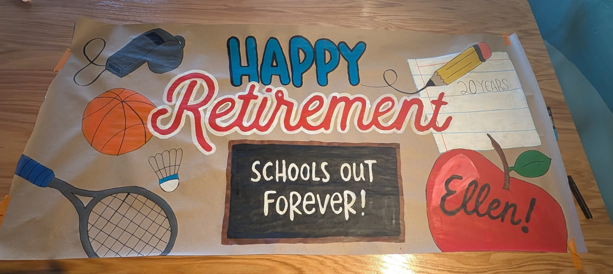 Retirement Party Banner