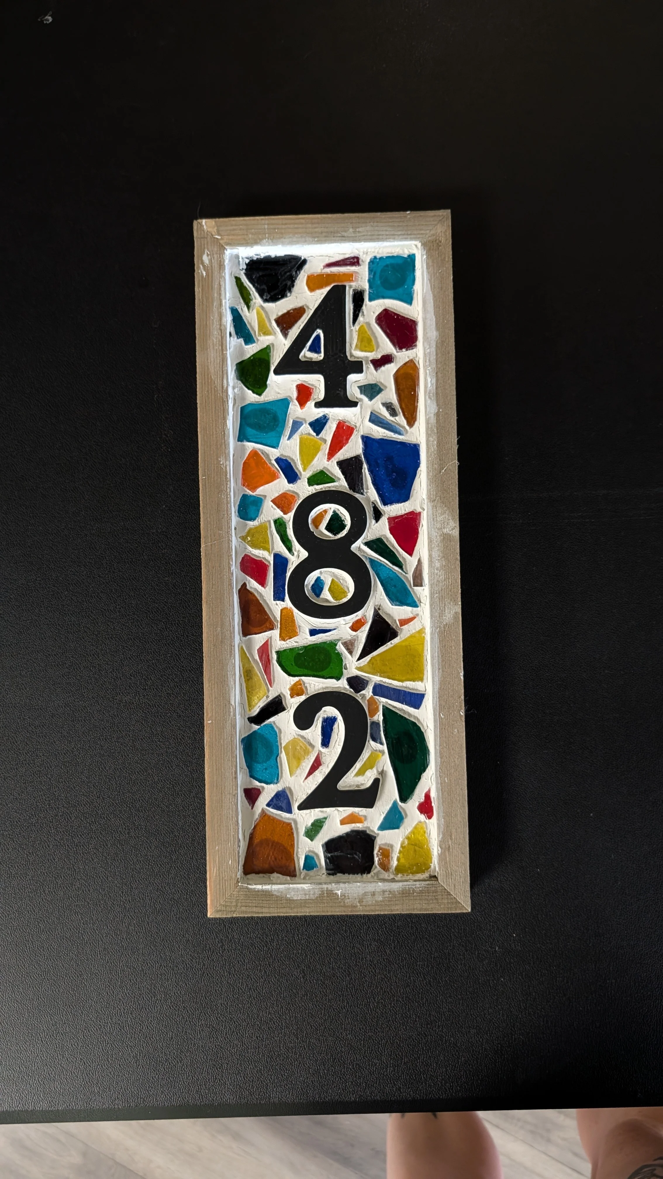 September 26- Mosaic Address Sign