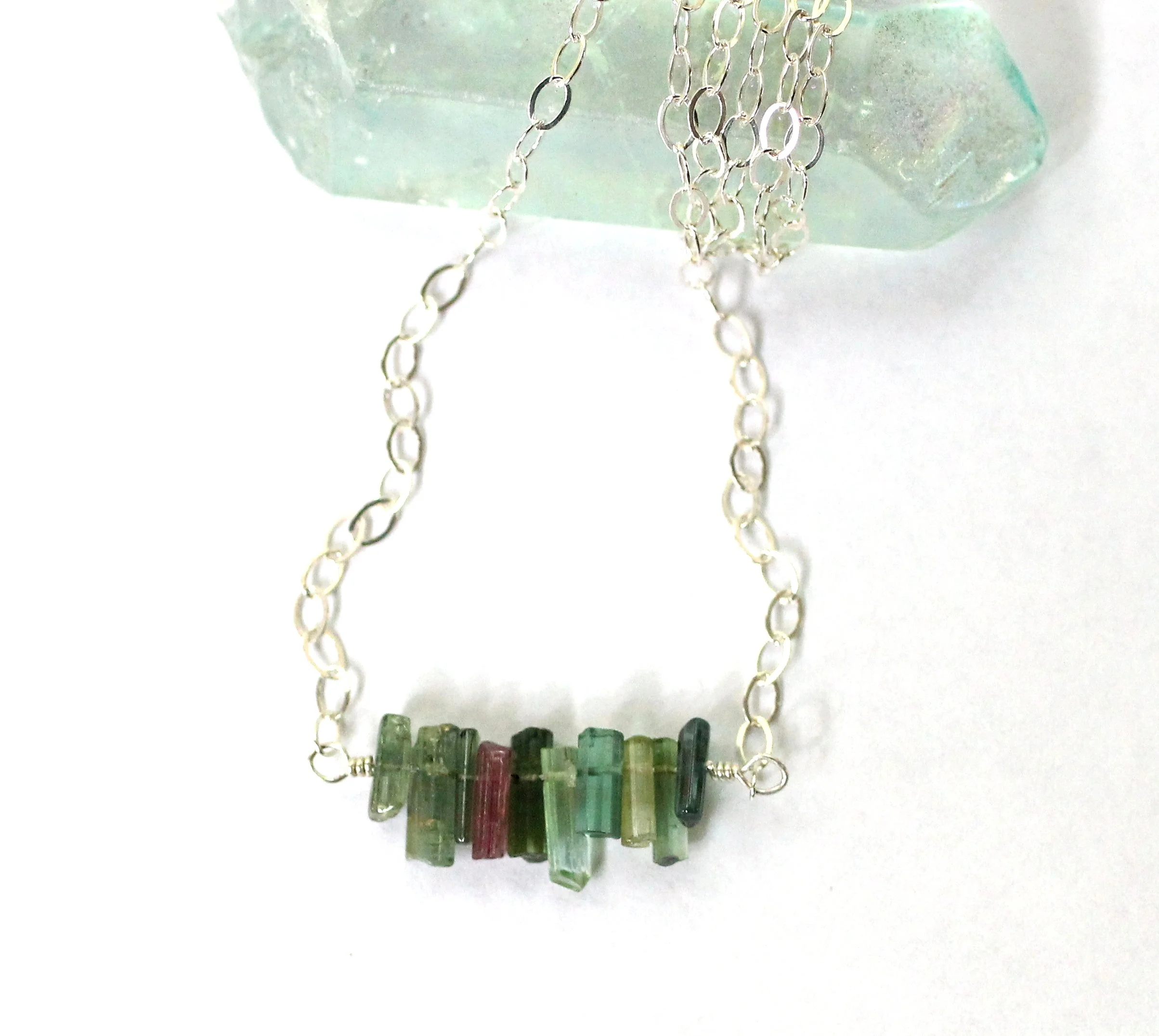 Green Tourmaline Necklace