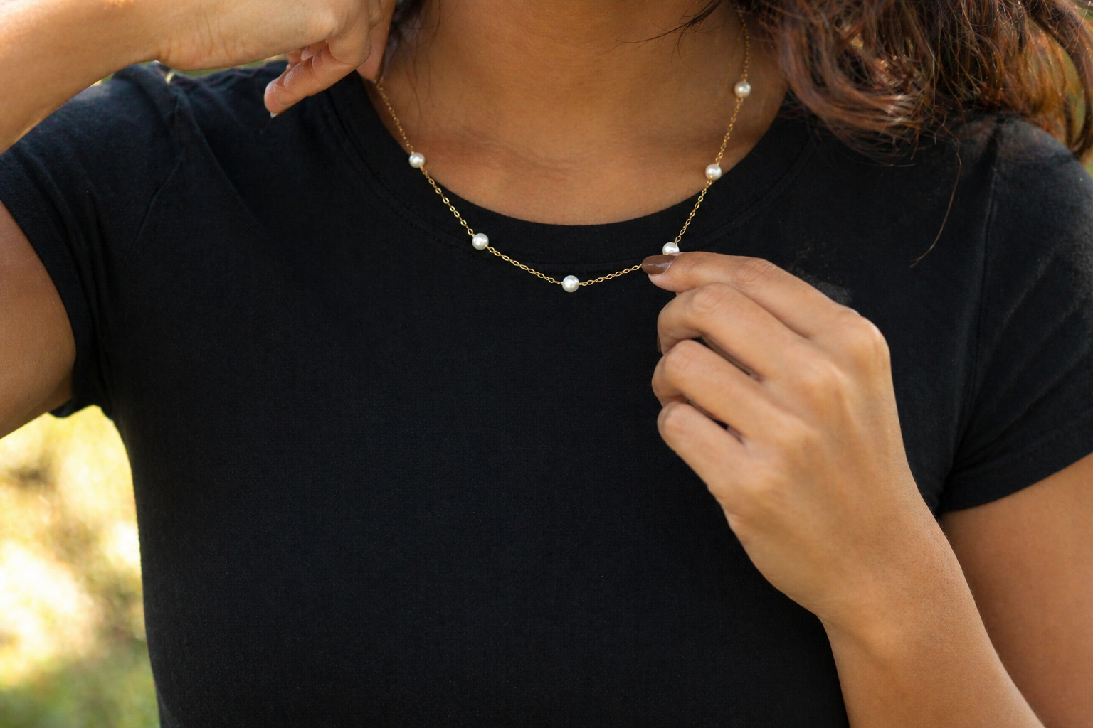 Natural Freshwater Pearl Necklace