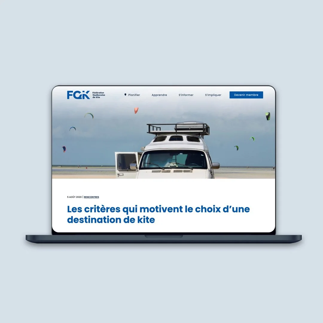 Comment passer des messages de sécurité aux membres de la Fédération Québécoise de kite