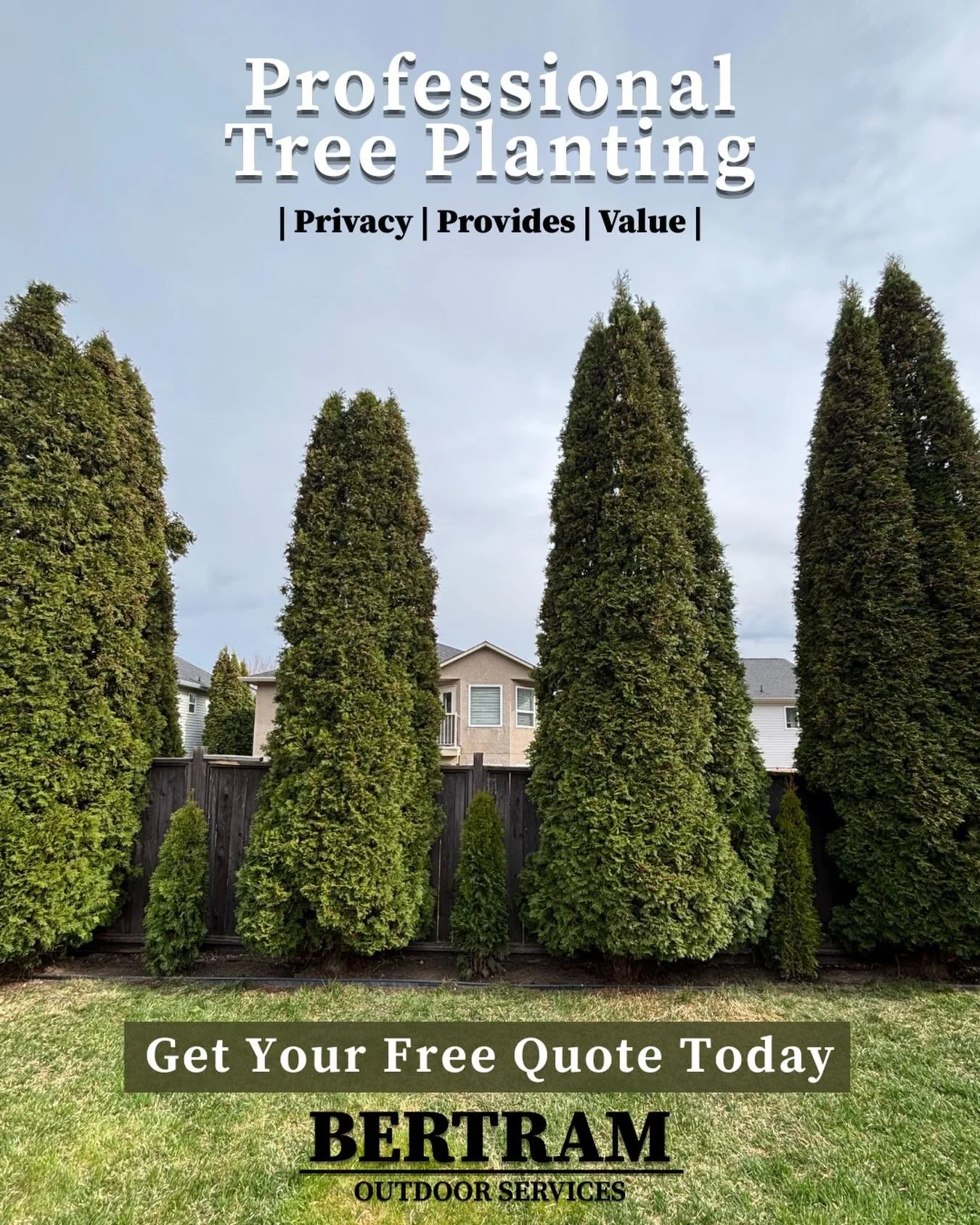 Hey Kelowna,

Your backyard deserves more than a fence.

We just finished installing 6 brand new Emerald Green Cedars for this happy client, tucked right between their existing 20 year cedars to fill in the gaps and take their privacy to the next lev