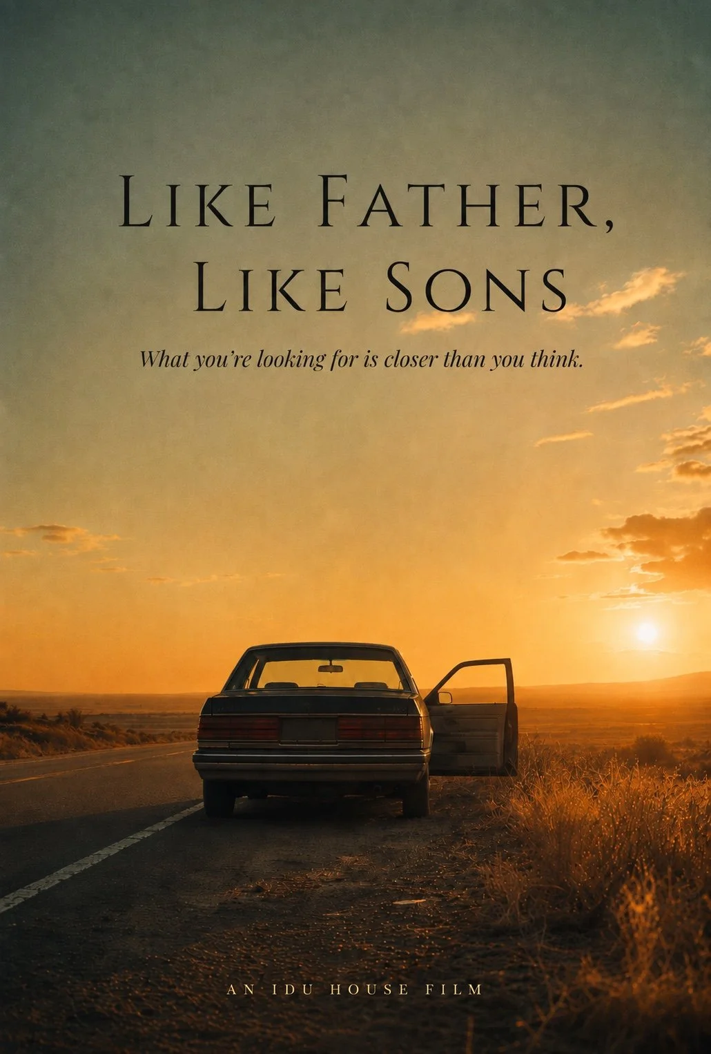 Like Father, Like Sons poster concept