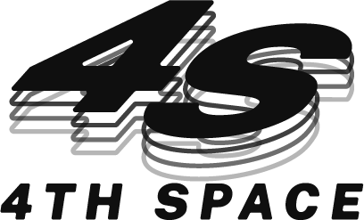 Stacked 4 & S with the text "4TH SPACE" below