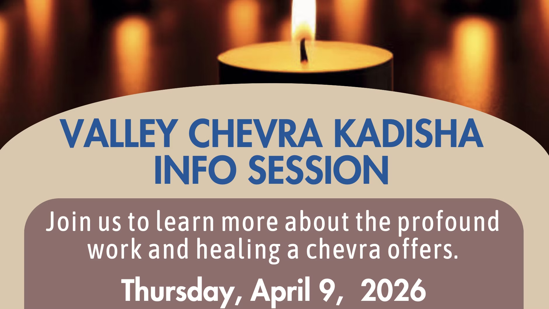 Community Chevra Kadisha LA  Virtual Info. Session